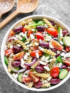 1200 Calorie Meal Prep - greek pasta