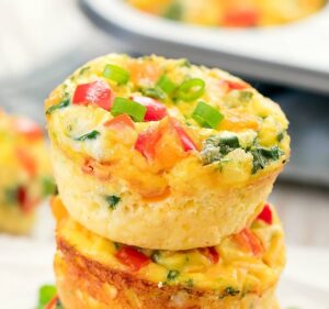 1200 Calorie Meal Prep - omelet muffins