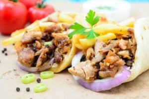 1300 calorie Paleo meal plan - chicken fajita