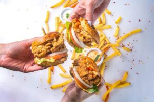 Foods to avoid for clear skin - Fast food